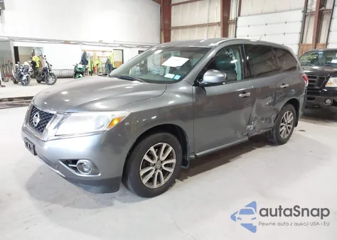 2015 Nissan Pathfinder S из США, поврежденный, VIN 5N1AR2MM4FC601725